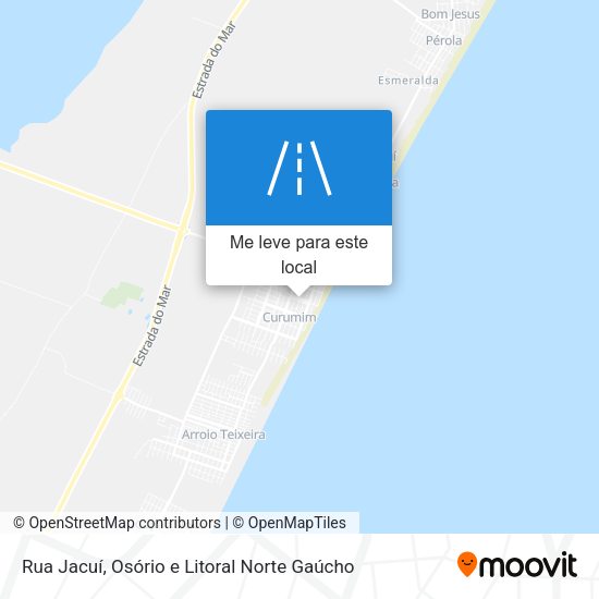 Rua Jacuí mapa
