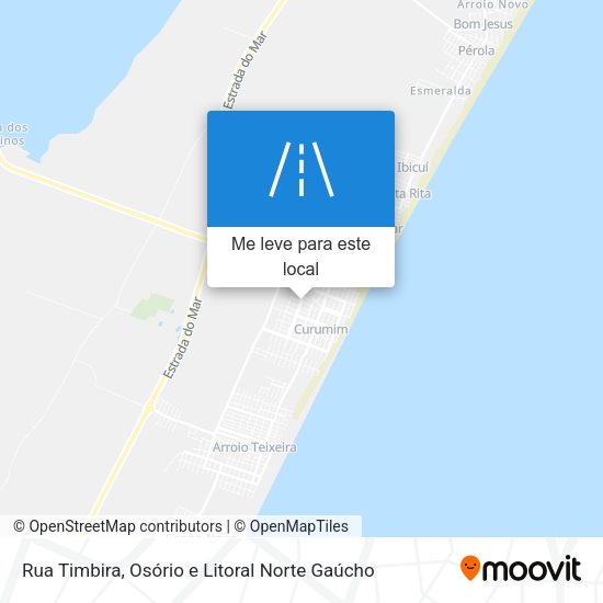 Rua Timbira mapa
