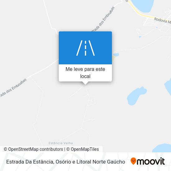 Estrada Da Estância mapa