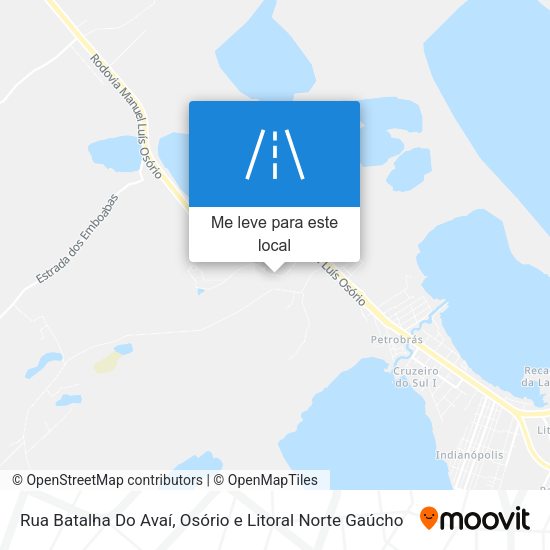 Rua Batalha Do Avaí mapa