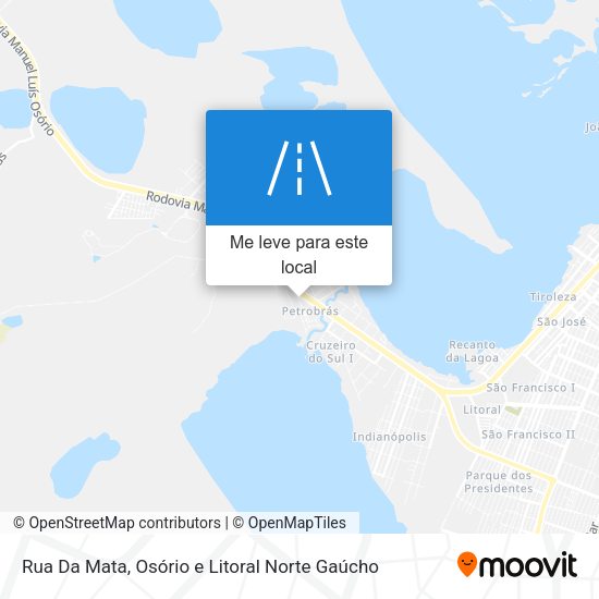 Rua Da Mata mapa