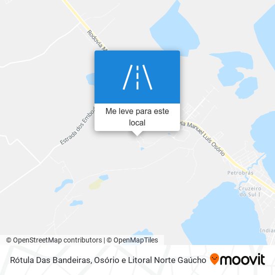 Rótula Das Bandeiras mapa