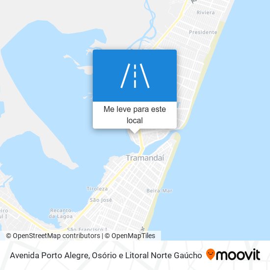 Avenida Porto Alegre mapa