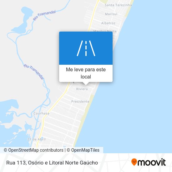 Rua 113 mapa