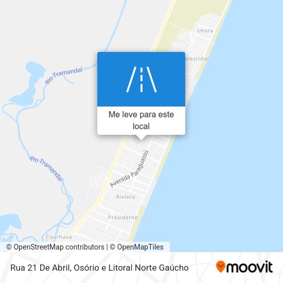 Rua 21 De Abril mapa
