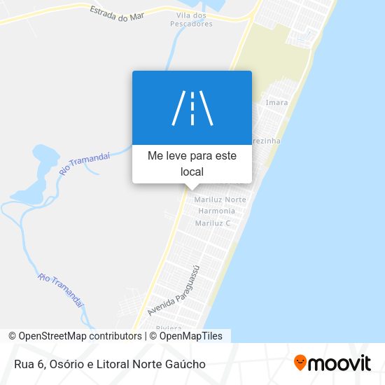 Rua 6 mapa