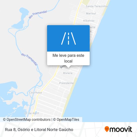 Rua 8 mapa