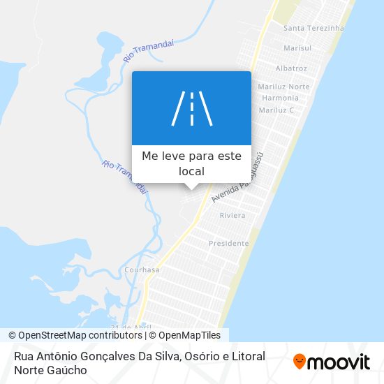 Rua Antônio Gonçalves Da Silva mapa