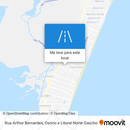 Rua Arthur Bernardes mapa