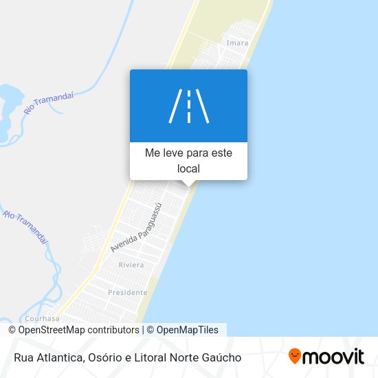 Rua Atlantica mapa