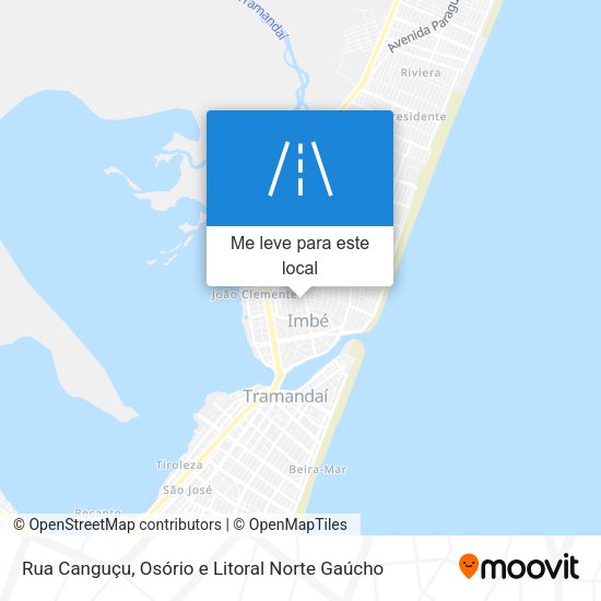 Rua Canguçu mapa