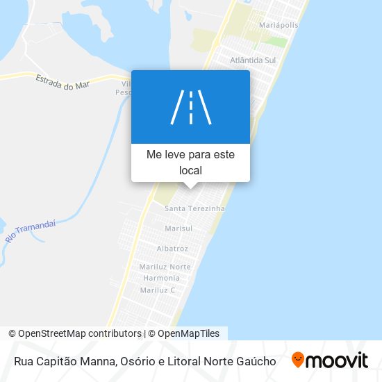 Rua Capitão Manna mapa