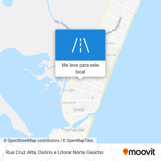 Rua Cruz Alta mapa