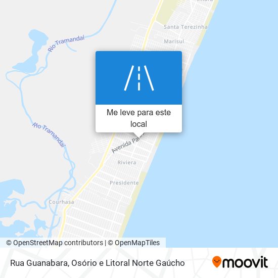 Rua Guanabara mapa