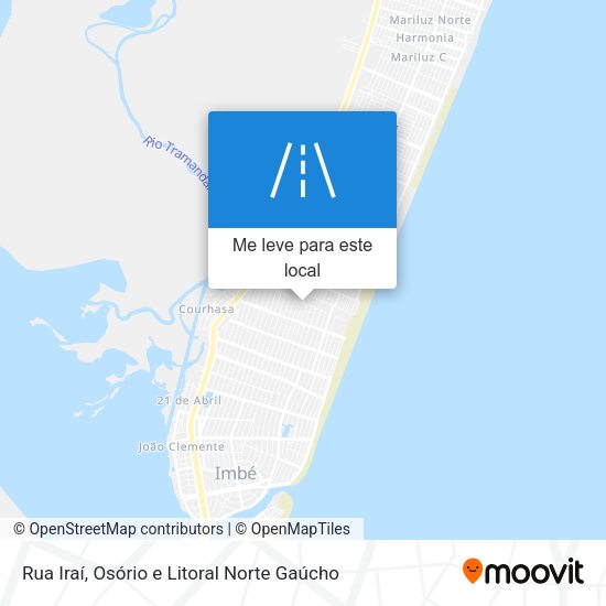Rua Iraí mapa