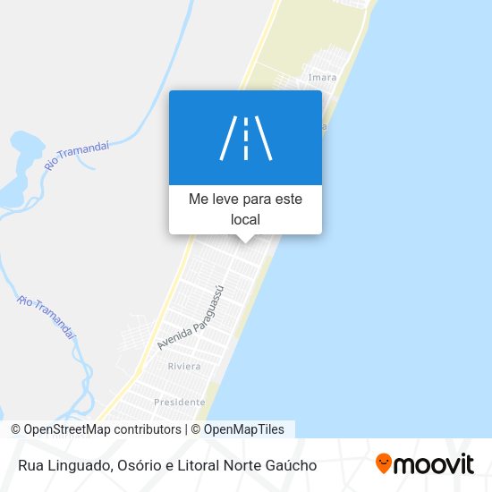 Rua Linguado mapa