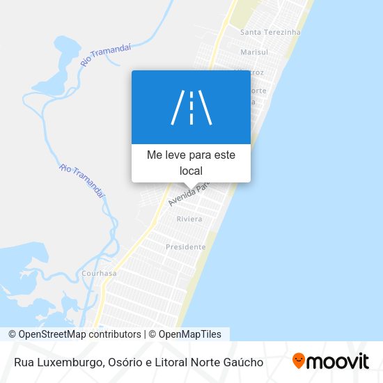 Rua Luxemburgo mapa