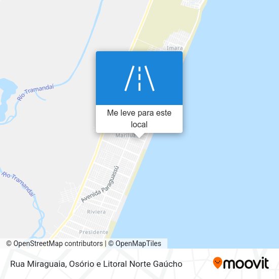 Rua Miraguaia mapa