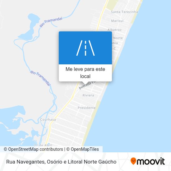 Rua Navegantes mapa