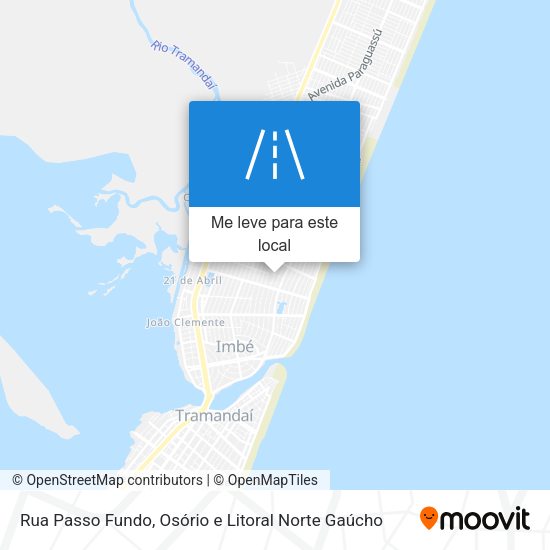 Rua Passo Fundo mapa