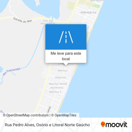 Rua Pedro Alves mapa