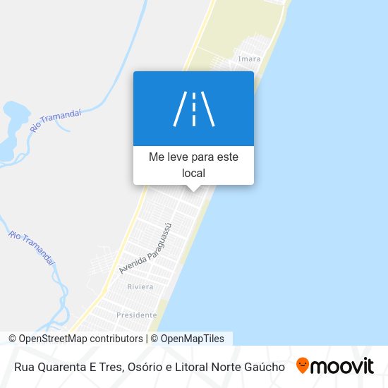 Rua Quarenta E Tres mapa