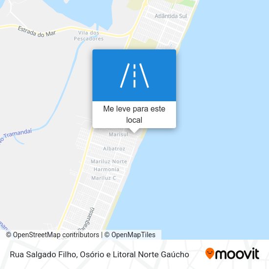 Rua Salgado Filho mapa