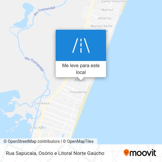 Rua Sapucaia mapa