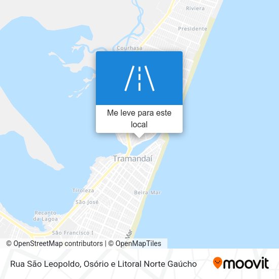 Rua São Leopoldo mapa