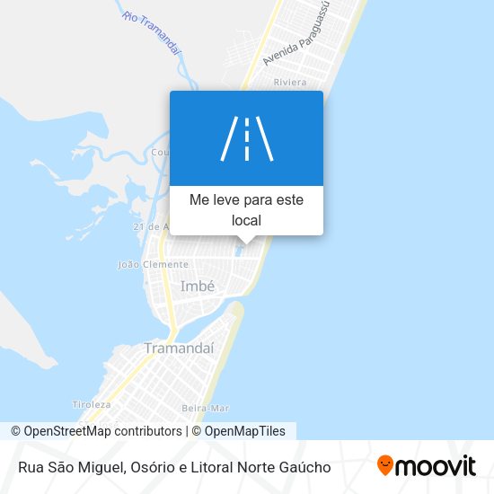 Rua São Miguel mapa