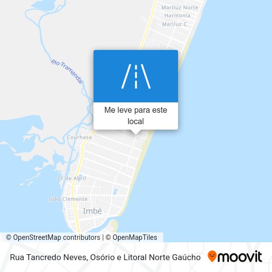 Rua Tancredo Neves mapa