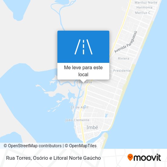 Rua Torres mapa
