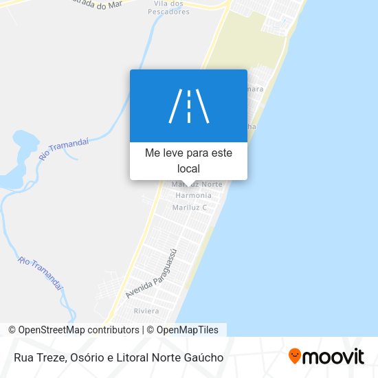 Rua Treze mapa