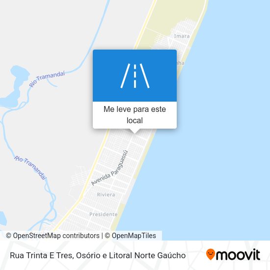 Rua Trinta E Tres mapa