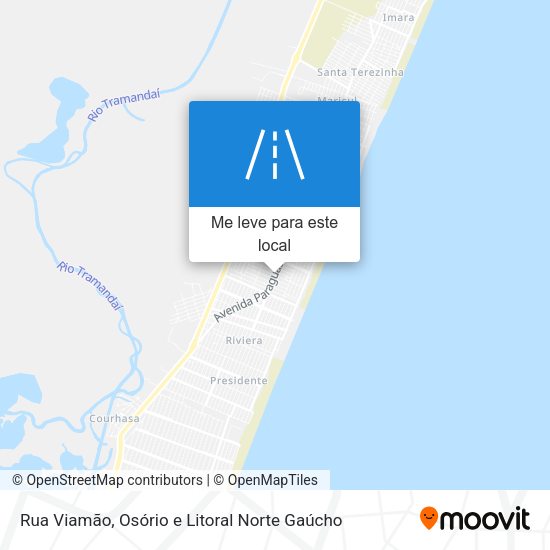 Rua Viamão mapa