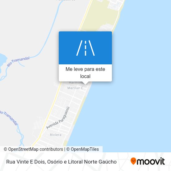 Rua Vinte E Dois mapa