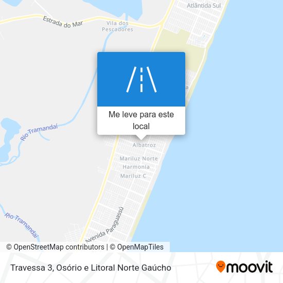 Travessa 3 mapa
