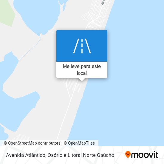 Avenida Atlântico mapa