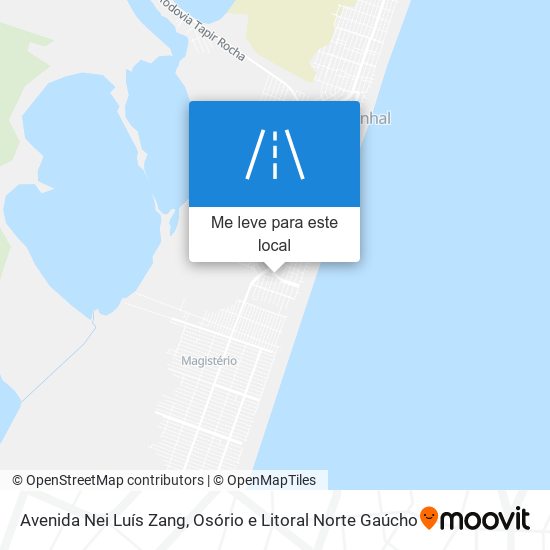 Avenida Nei Luís Zang mapa