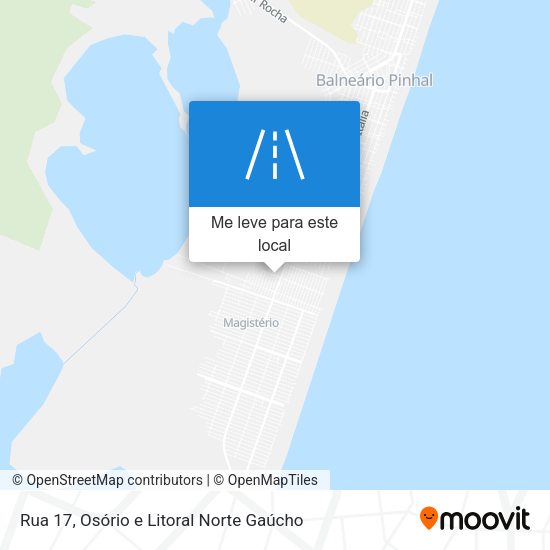 Rua 17 mapa