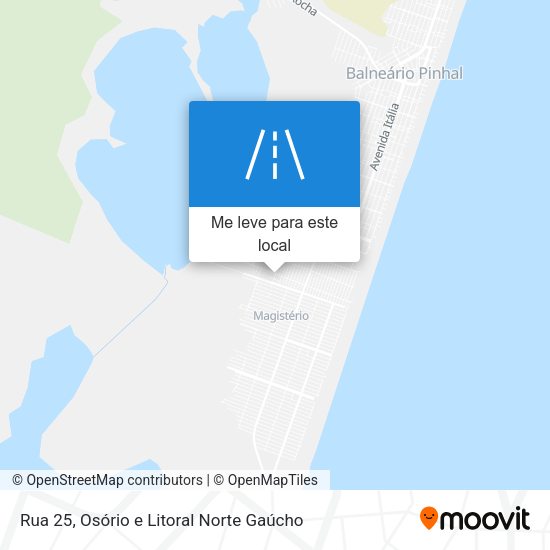Rua 25 mapa