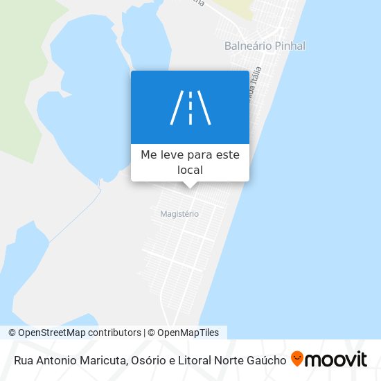 Rua Antonio Maricuta mapa