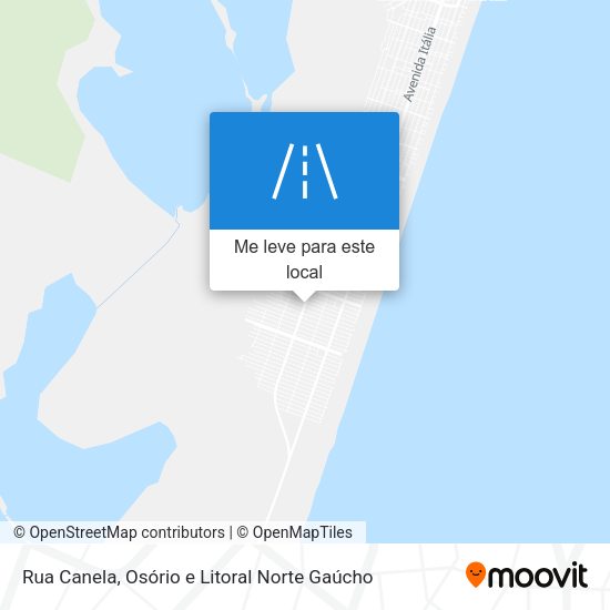 Rua Canela mapa