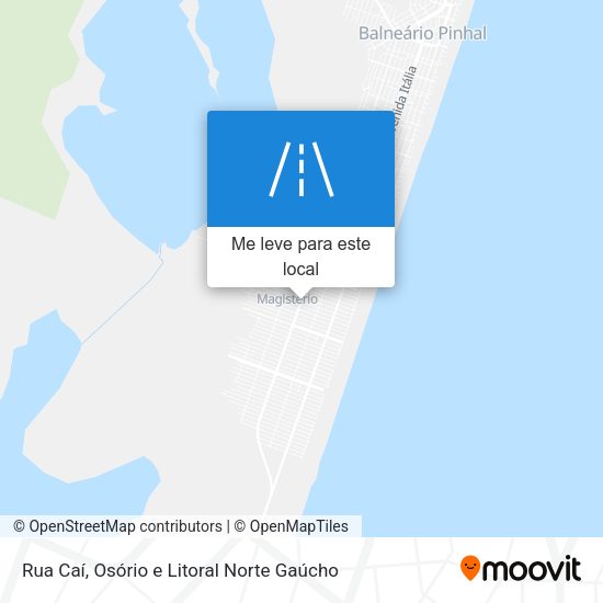 Rua Caí mapa