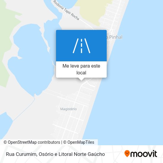 Rua Curumim mapa