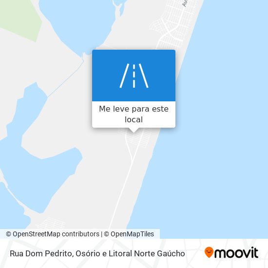 Rua Dom Pedrito mapa