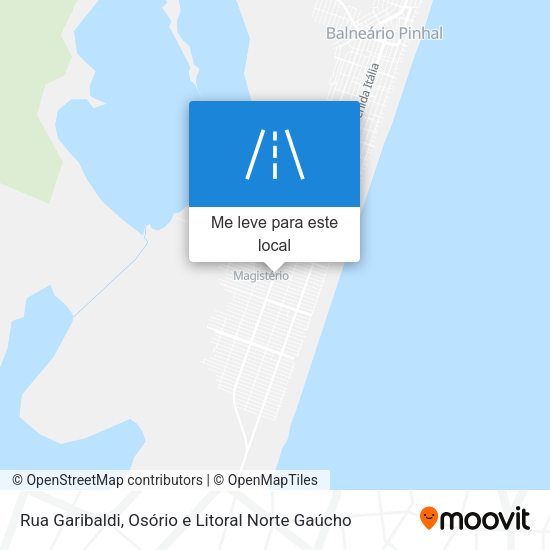 Rua Garibaldi mapa