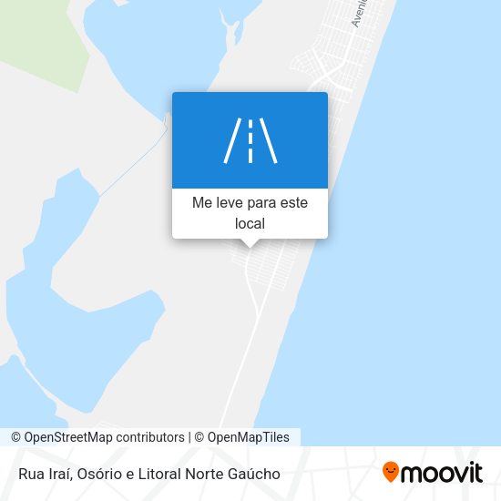 Rua Iraí mapa
