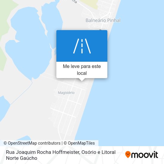 Rua Joaquim Rocha Hoffmeister mapa