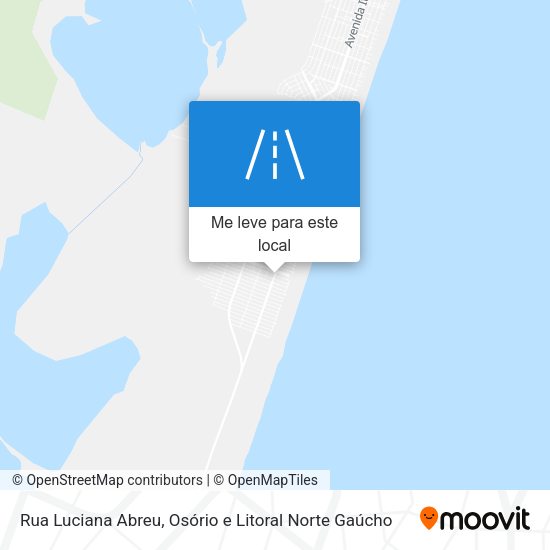 Rua Luciana Abreu mapa